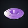 Multiboard: adapter Fix Point pod śrubę stożkową - Silk fioletowy - wizualizacja 3D Multiboard: adapter Fix Point pod śrubę stożkową - Silk fioletowy - wizualizacja 3D