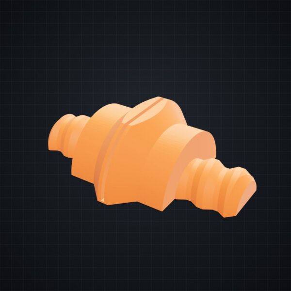 Multiboard: Fix Point podniesiony - Pomarańczowy - wizualizacja 3D Multiboard: Fix Point podniesiony - Pomarańczowy - wizualizacja 3D