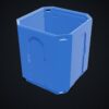 Multiboard: obudowa szuflady Multibin 1x1x1 - wizualizacja 3D