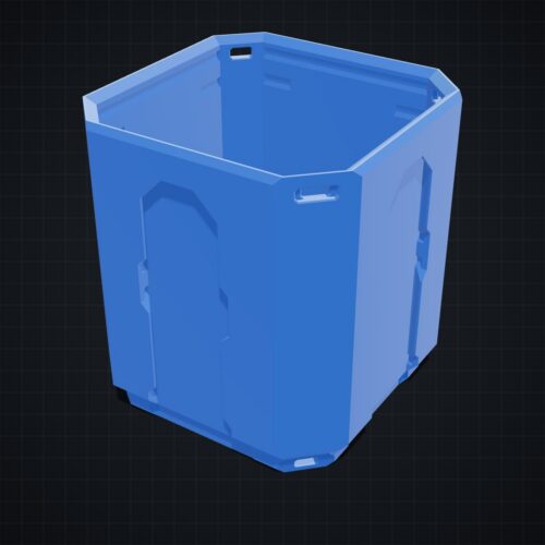 Multiboard: obudowa szuflady Multibin 1x1x1 - wizualizacja 3D Multiboard: obudowa szuflady Multibin 1x1x1 - wizualizacja 3D