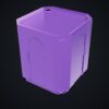 Multiboard: obudowa szuflady Multibin 1x1x1 - Silk fioletowy - wizualizacja 3D