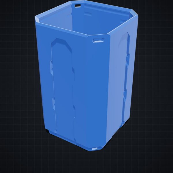 Multiboard: obudowa szuflady Multibin 1x1x1,5 - wizualizacja 3D