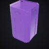 Multiboard: obudowa szuflady Multibin 1x1x1,5 - Silk fioletowy - wizualizacja 3D