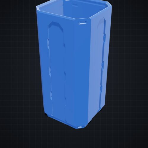 Multiboard: obudowa szuflady Multibin 1x1x2 - wizualizacja 3D Multiboard: obudowa szuflady Multibin 1x1x2 - wizualizacja 3D
