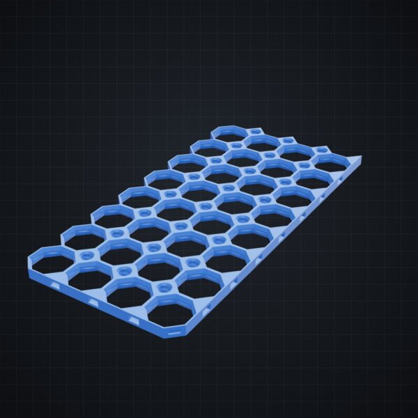 Multiboard: płyta 4x8 narożnik prawy dolny - wizualizacja 3D
