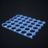 Multiboard: płyta 6x5 dolna krawędź - wizualizacja 3D Multiboard: płyta 6x5 dolna krawędź - wizualizacja 3D