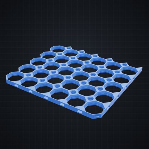 Multiboard: płyta 6x5 narożnik prawy dolny - wizualizacja 3D