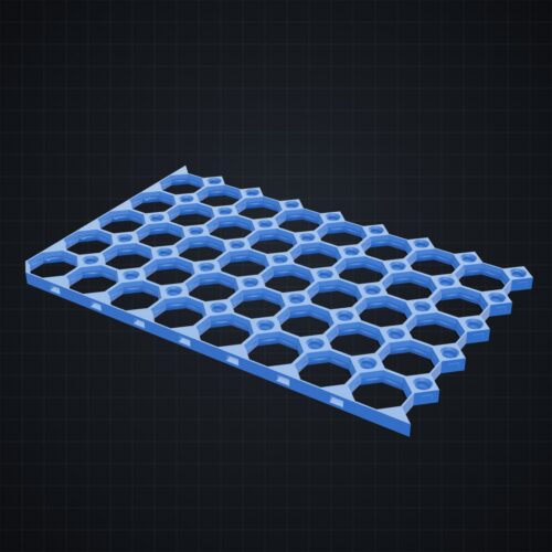 Multiboard: płyta 8x5 narożnik lewy dolny - wizualizacja 3D