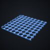 Multiboard: płyta 8x8 dolna krawędź - wizualizacja 3D Multiboard: płyta 8x8 dolna krawędź - wizualizacja 3D