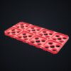 Multiboard: płyta bazowa Multibin 4x2 - Czerwony - wizualizacja 3D Multiboard: płyta bazowa Multibin 4x2 - Czerwony - wizualizacja 3D