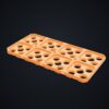 Multiboard: płyta bazowa Multibin 4x2 - Pomarańczowy - wizualizacja 3D Multiboard: płyta bazowa Multibin 4x2 - Pomarańczowy - wizualizacja 3D