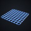 Multiboard: płyta ośmiokątna 8x8 - wizualizacja 3D Multiboard: płyta ośmiokątna 8x8 - wizualizacja 3D