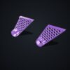 Multiboard: ścianki boczne z otworami (para) - Silk fioletowy - wizualizacja 3D Multiboard: ścianki boczne z otworami (para) - Silk fioletowy - wizualizacja 3D