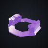 Multiboard: Snap (część B) - luźny - Silk fioletowy - wizualizacja 3D