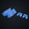 Multiboard: stopery szuflady Click Drawer (komplet) - wizualizacja 3D Multiboard: stopery szuflady Click Drawer (komplet) - wizualizacja 3D