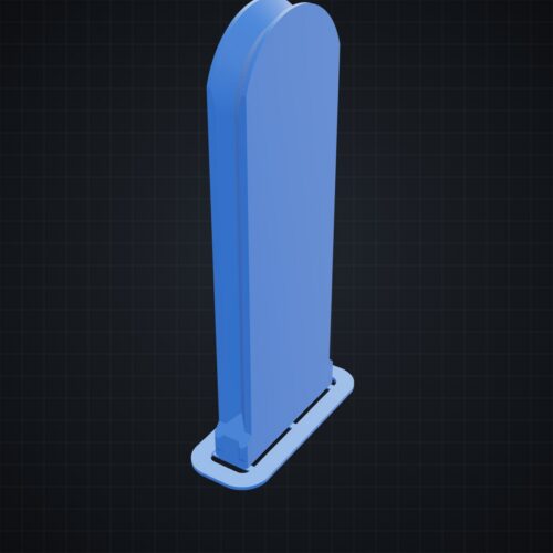 Multiboard: szyna Lite Rail 1,5 MU - wizualizacja 3D Multiboard: szyna Lite Rail 1,5 MU - wizualizacja 3D