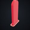 Multiboard: szyna Lite Rail 1,5 MU - Czerwony - wizualizacja 3D Multiboard: szyna Lite Rail 1,5 MU - Czerwony - wizualizacja 3D