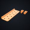 Multiboard: uchwyt na 10 wkrętaków z zastrzałami - Pomarańczowy - wizualizacja 3D Multiboard: uchwyt na 10 wkrętaków z zastrzałami - Pomarańczowy - wizualizacja 3D