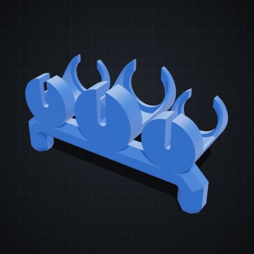 Multiboard: uchwyt na klucze imbusowe Wera (duży) - wizualizacja 3D Multiboard: uchwyt na klucze imbusowe Wera (duży) - wizualizacja 3D