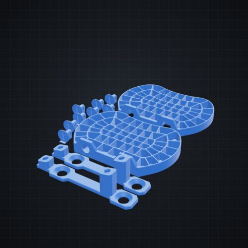 Multiboard: uchwyt na pędzle - wizualizacja 3D Multiboard: uchwyt na pędzle - wizualizacja 3D