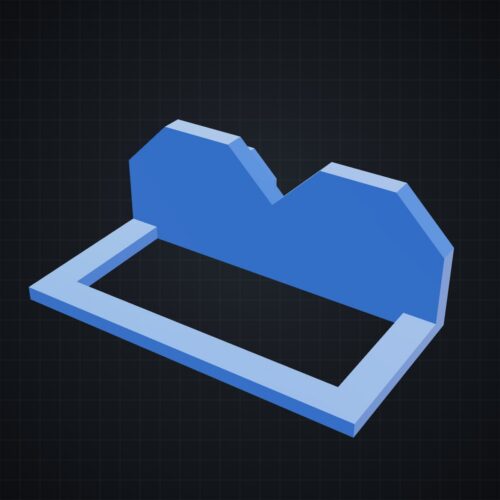 Multiboard: wciskany uchwyt na szczypce - wizualizacja 3D Multiboard: wciskany uchwyt na szczypce - wizualizacja 3D