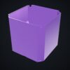 Multiboard: wkład zaokrąglony Multibin 1x1x1 - Silk fioletowy - wizualizacja 3D Multiboard: wkład zaokrąglony Multibin 1x1x1 - Silk fioletowy - wizualizacja 3D