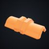 Multiboard: wkładka Bolt-Lock do Slip-Fit - Pomarańczowy - wizualizacja 3D Multiboard: wkładka Bolt-Lock do Slip-Fit - Pomarańczowy - wizualizacja 3D