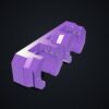 Multiboard: zatrzaski Dual Offset Snaps 6,25 mm - Silk fioletowy - wizualizacja 3D Multiboard: zatrzaski Dual Offset Snaps 6,25 mm - Silk fioletowy - wizualizacja 3D