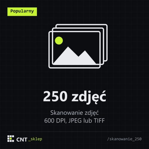 Skanowanie zdjęć - pakiet 250 sztuk Skanowanie zdjęć - pakiet 250 sztuk