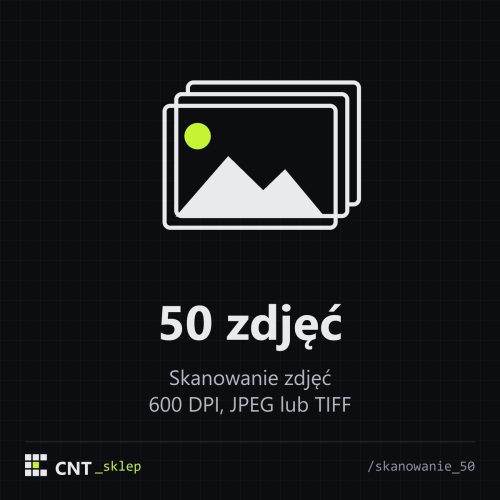 Skanowanie zdjęć - pakiet 50 sztuk Skanowanie zdjęć - pakiet 50 sztuk
