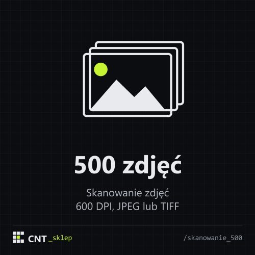 Skanowanie zdjęć - pakiet 500 sztuk Skanowanie zdjęć - pakiet 500 sztuk