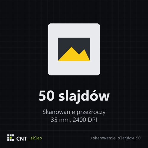 Skanowanie slajdów (przeźroczy) - 50 sztuk Skanowanie slajdów (przeźroczy) - 50 sztuk